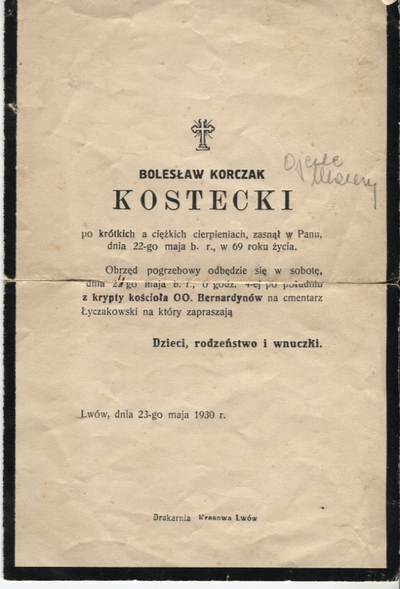 BoleslawKostecki nekrolog